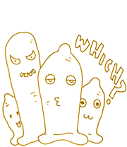 コンドーム体験イラスト